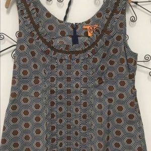 Tory Burch navy and brown